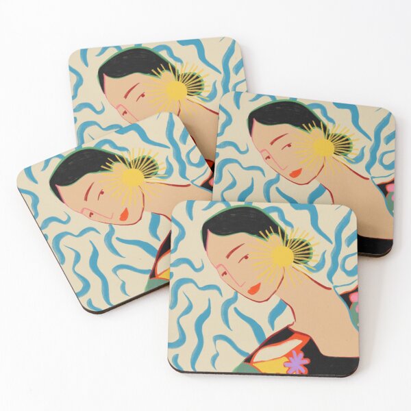 Item preview, SMILING WOMAN AND SUNSHINE  designed and sold by lindamanis.