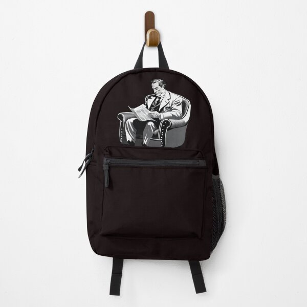 Item preview, Man reading a newspaper designed and sold by ArtShare.