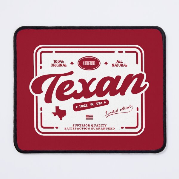 Item preview, Authentic Texan Cool Vintage Label Print Texas Resident Gift designed and sold by semisoberme.
