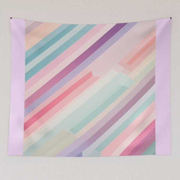 Item preview, soft pastel diagonal lines - lines pattern designed and sold by Omarupattern51.