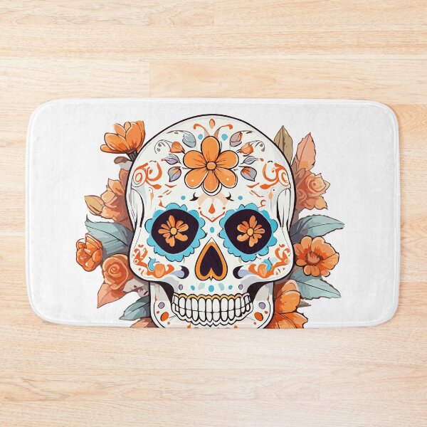 Item preview, sugar skull designed and sold by PrintsCreativ.