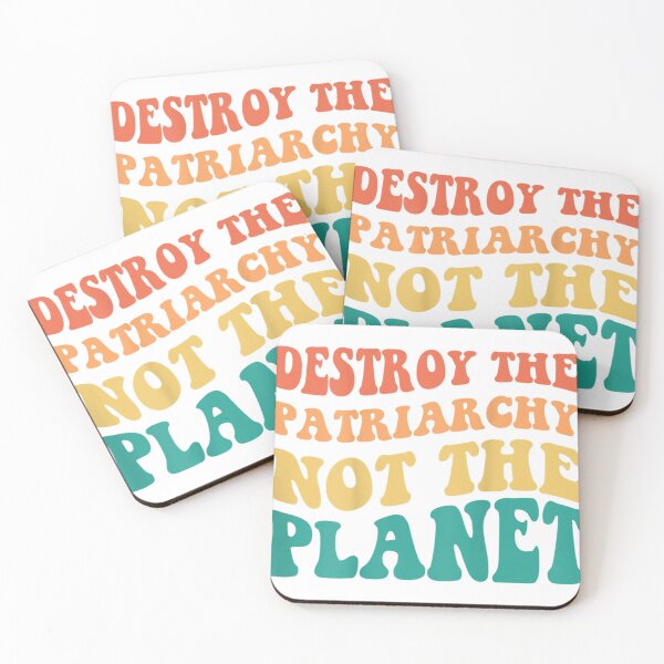 Item preview, Destroy The Patriarchy Not Planet Retro Feminist Women T-Shirt	 designed and sold by alimehdidshop.