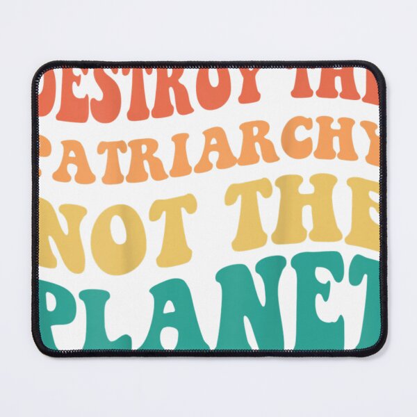 Item preview, Destroy The Patriarchy Not Planet Retro Feminist Women T-Shirt designed and sold by alimehdidshop.
