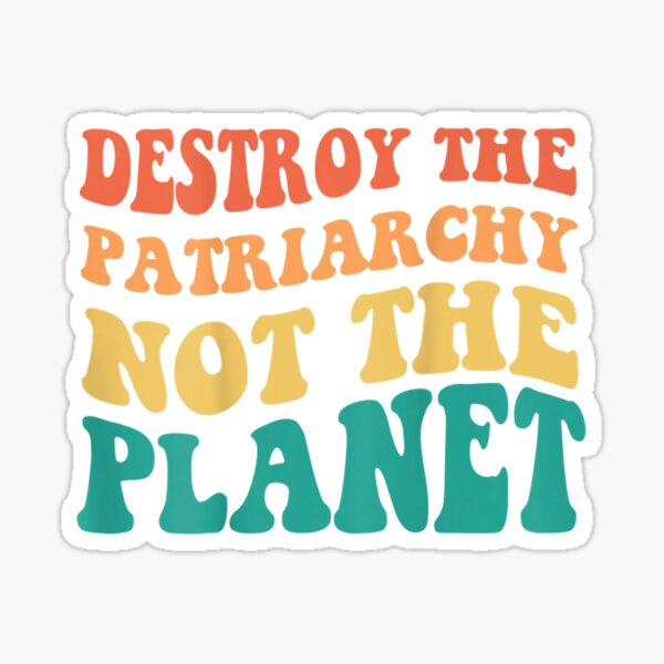 Artikel-Vorschau von Zerstöre das Patriarchat und nicht den Planeten Retro feministisches Frauen-T-Shirt, designt und verkauft von alimehdidshop.