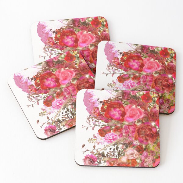 Item preview, Red and Pink Roses Flowers (landscape version) designed and sold by MouseCatty.