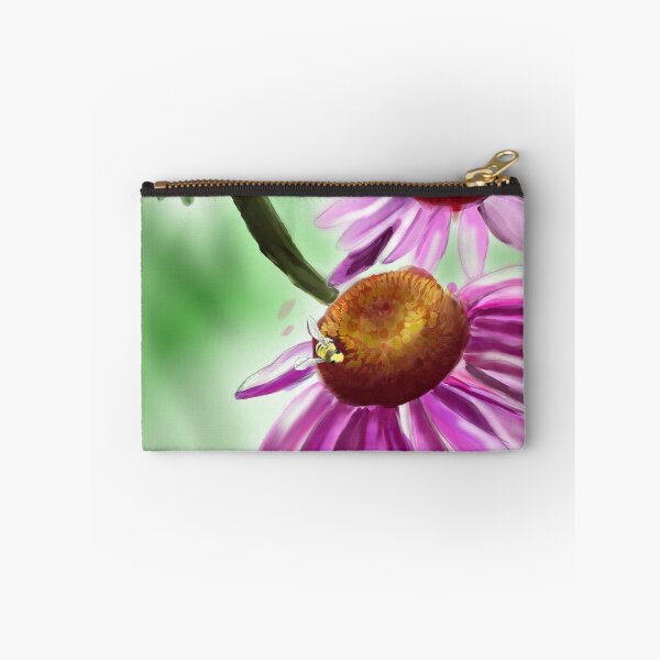 Item preview, Watercolor echinacea flower and bee designed and sold by Rachael Donohue.