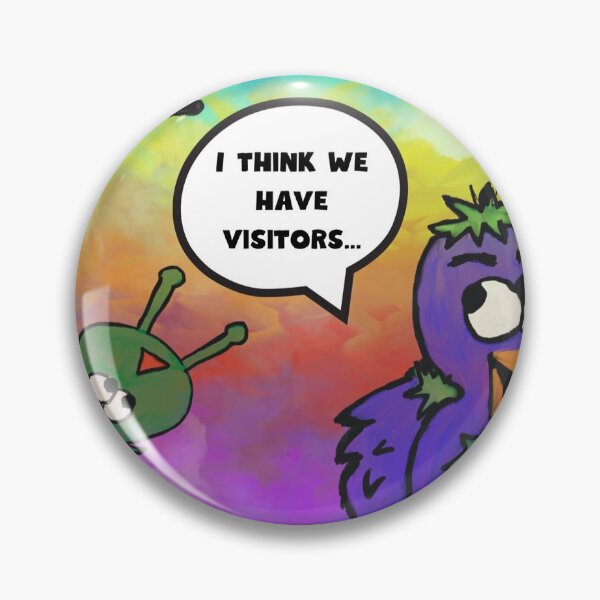 Item preview, Aliens & Birds (I Think We Have Visitors) designed and sold by Aleksandra Fayerman.