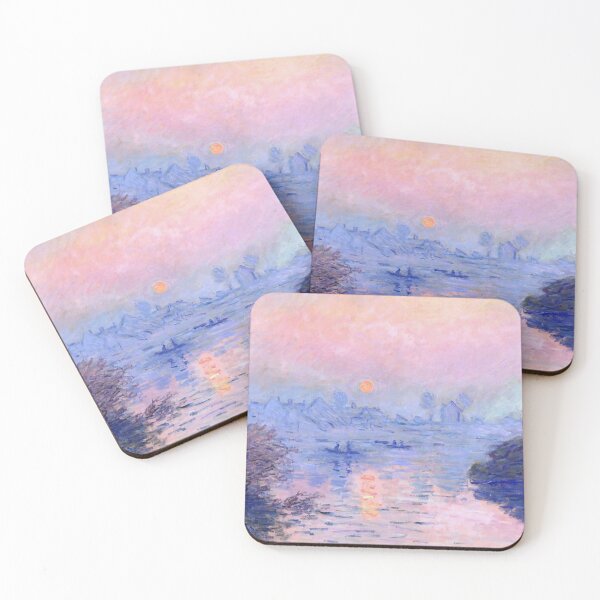 Item preview, Claude Monet Sunset on the Seine  designed and sold by lindamanis.