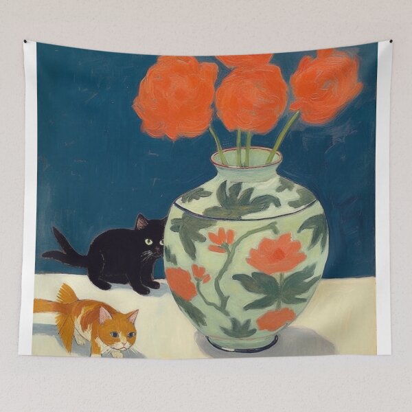 Item preview, Henri matisse - Goldfish and a cat Paintings designed and sold by ballardlois.