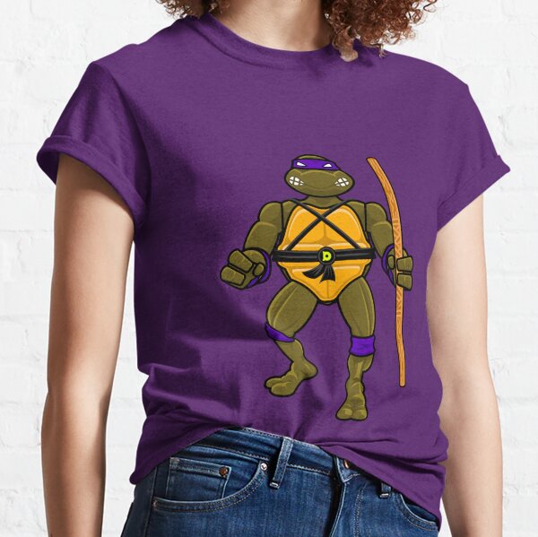 Girl's Teenage Mutant Ninja Turtles Sunset Donatello In Action T-shirt -  White - X Large : Target