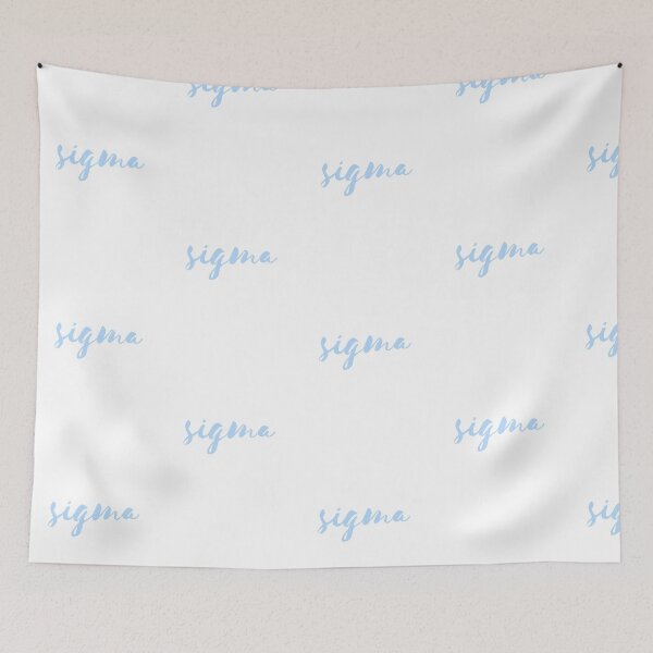 Item preview, SIGMA / SCRIPT / CORNFLOWER designed and sold by kassaroo.
