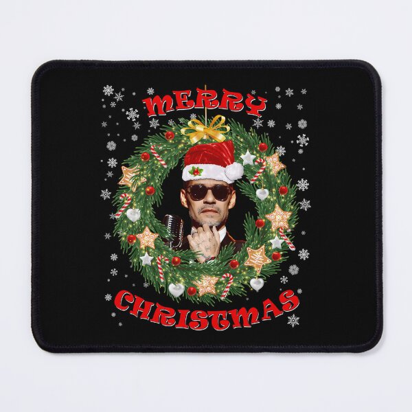 Item preview, Merry Xmas Marc Santa Hat and Christmas Wreath designed and sold by GoodbyeYoungAr.