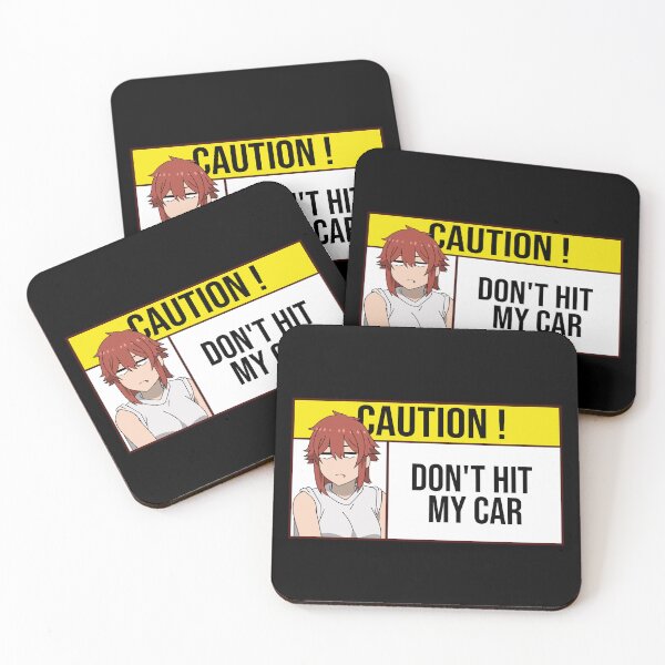 Item preview, don t hit my car caution sign cute tomo chan designed and sold by Semzig.