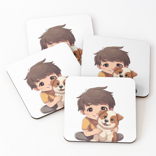 Item preview, Little boy with Puppy designed and sold by StoryTeller135.