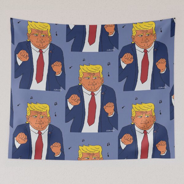 Item preview, Trump Dancing to YMCA designed and sold by Aleksandra Fayerman.