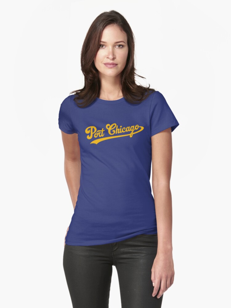 Thumbnail 1 of 3, Fitted T-Shirt, Port Chicago (California Golden Yellow) designed and sold by PortChicago.