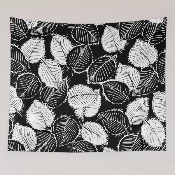 Item preview, Leaves of New Zealand in Black and White designed and sold by JasperVentures.