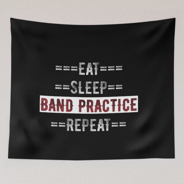 Item preview, Musician Gift - Eat Sleep Band practice Repeat  - Distressed Text   designed and sold by LARONES12.