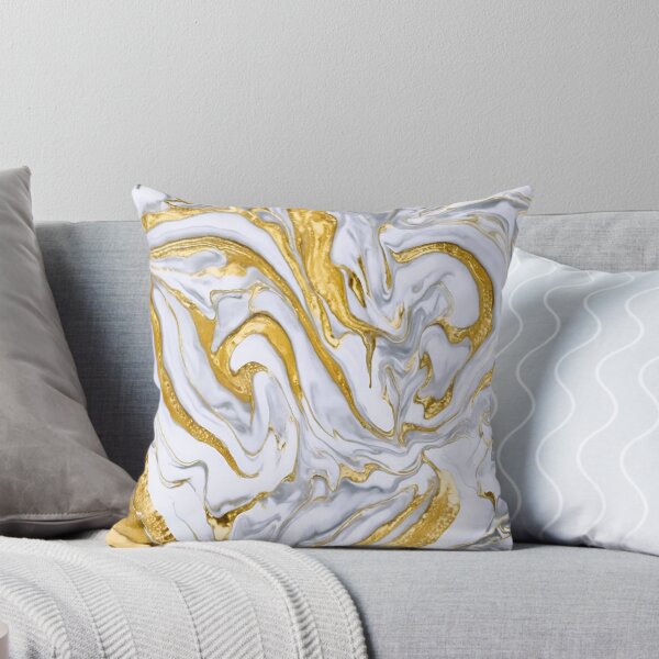 Item preview, Luxurious White & Gold Marble Patterns designed and sold by Tamas Das.