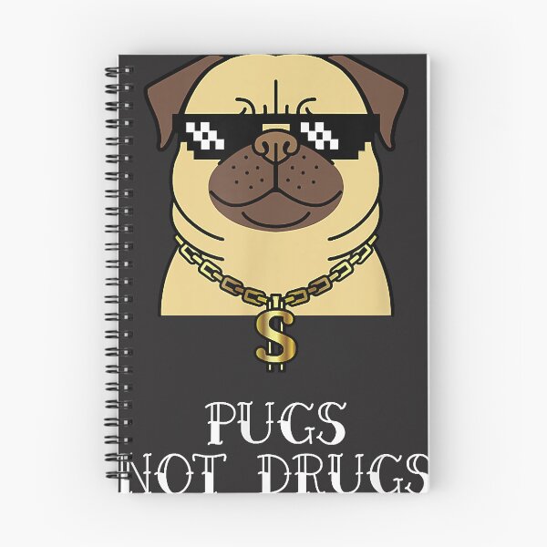 Item preview, Pugs Not Drugs  Gifts For Pug Lovers Funny Men Girls designed and sold by TiffanyJJones.