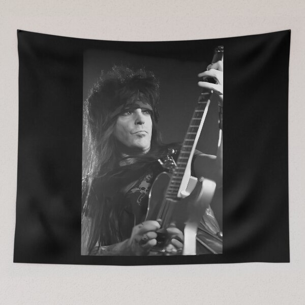 Item preview, Mick Mars BW Photograph designed and sold by MapleCaseyFash.