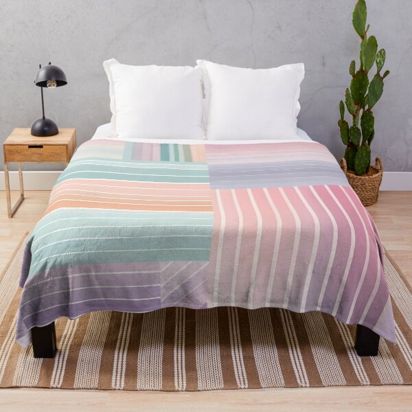 Item preview, Lines in Soft Colors-line pattern designed and sold by Omarupattern51.