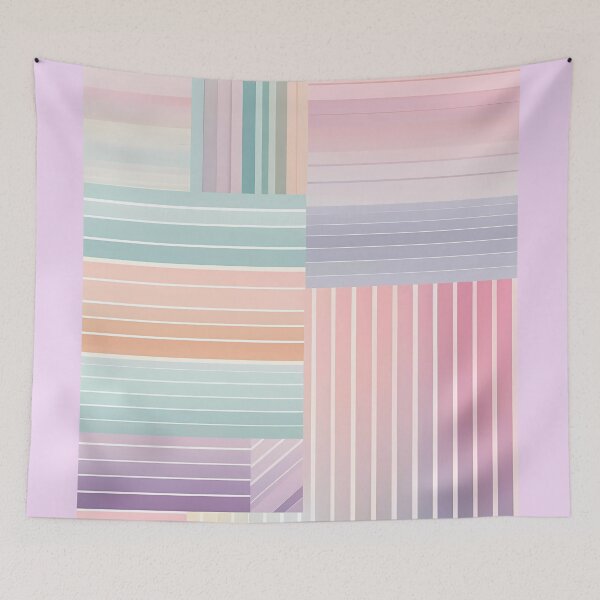 Item preview, Lines in Soft Colors-line pattern designed and sold by Omarupattern51.