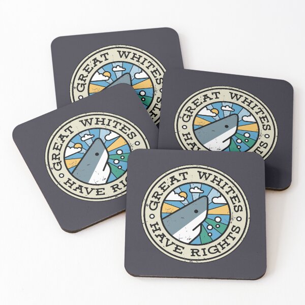 Item preview, Great Whites Have Rights - Shark Conservation Gift designed and sold by Bangtees.