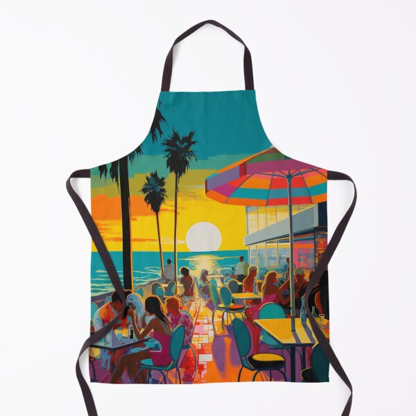 Item preview, Beachfront Rendezvous: Pop Art Scene designed and sold by Moisky Art.