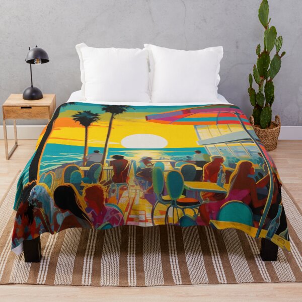 Item preview, Beachfront Rendezvous: Pop Art Scene designed and sold by Moisky Art.