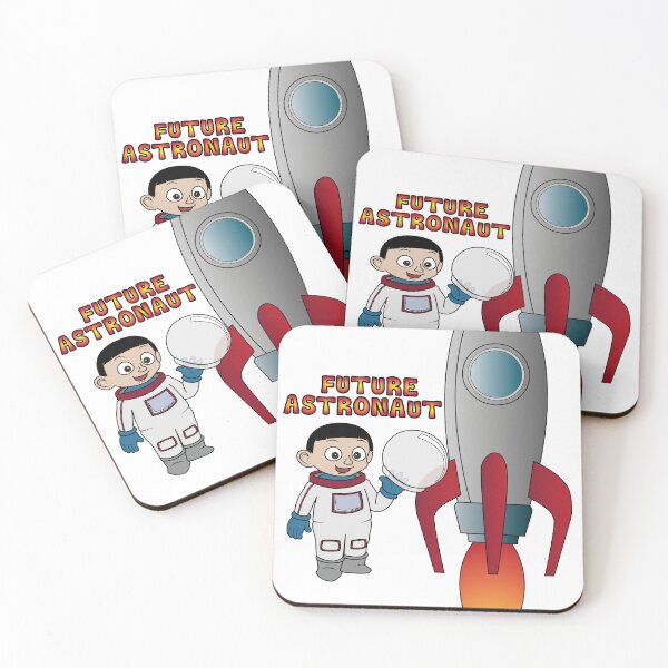Item preview, 'Future Astronaut' with Rocket (Black Hair)  designed and sold by ThingsByNin.