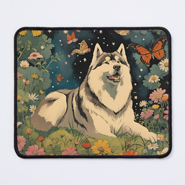 Item preview, Joyful Dog at Night designed and sold by HabitableMoons.