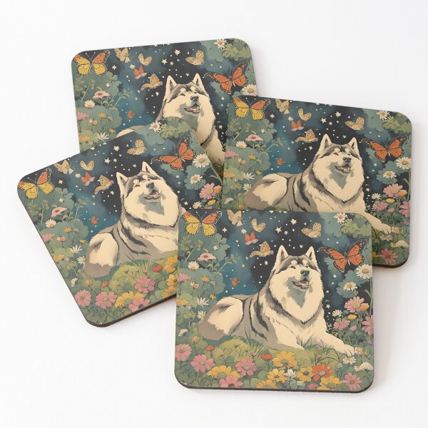 Item preview, Joyful Dog at Night designed and sold by HabitableMoons.