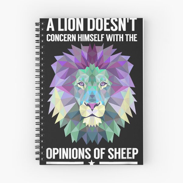 Item preview, A Lion Doesn't Concern Himself With Sheep  designed and sold by BarbaraJLarkins.