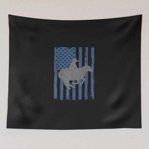 Item preview, American Flag Mutton Busting Gift Sheep Riding designed and sold by BarbaraJLarkins.