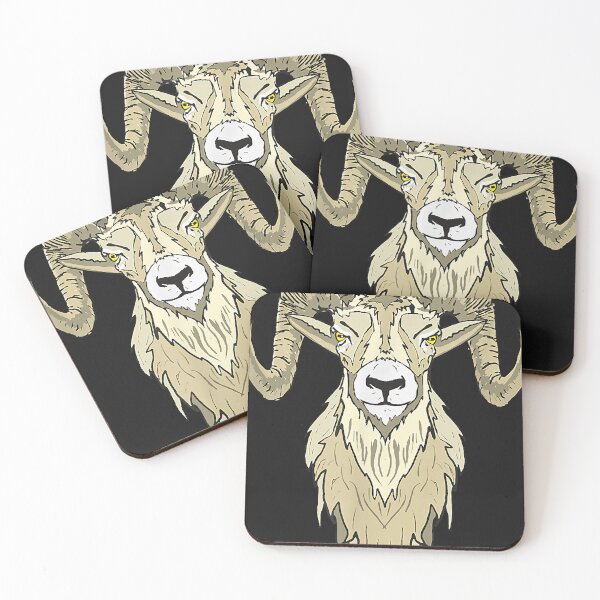 Item preview, Artistic Big Horn Sheep Ram Head Sketch Graphic  designed and sold by BarbaraJLarkins.