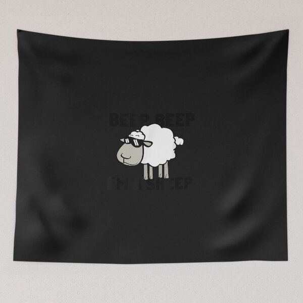 Item preview, Beep Beep I'm A Sheep  Funny Gift  designed and sold by BarbaraJLarkins.