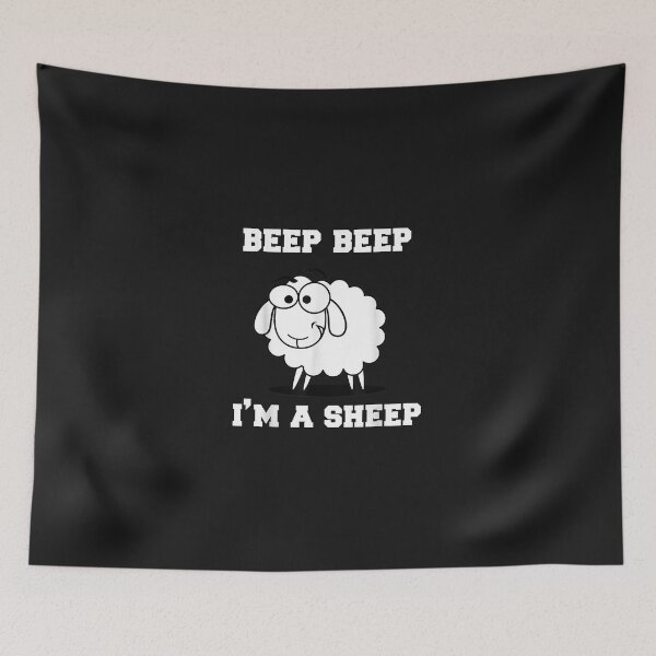 Item preview, Beep Beep I'm A Sheep , Funny  designed and sold by BarbaraJLarkins.