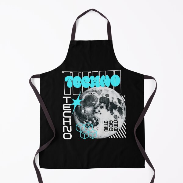 Item preview, TECHNO - Y2K Planet (blue) designed and sold by Discothreadz.