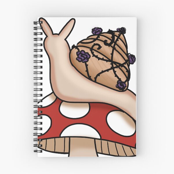 Item preview, Wither Rose Snail on a Mushroom designed and sold by Mikamiii.