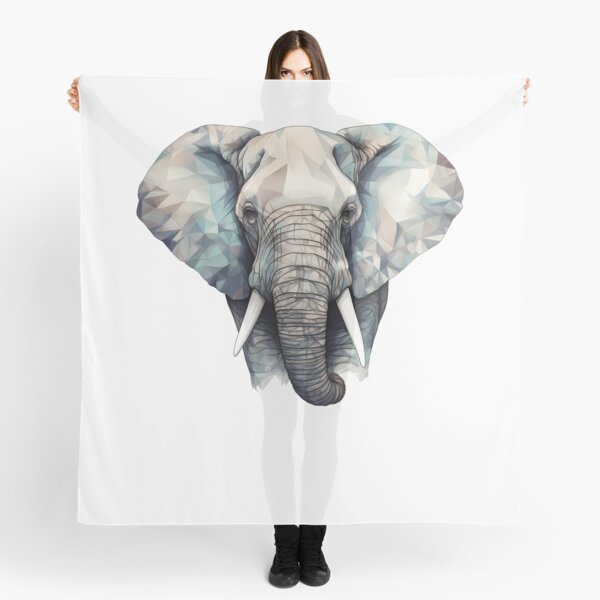 Item preview, Geometric African Elephant designed and sold by KD Merch.