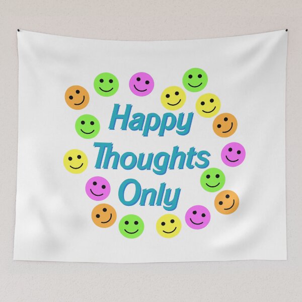 Item preview, Only Happy Thoughts Smiley designed and sold by s-hammie.