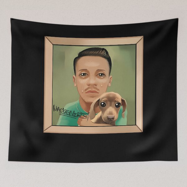 Item preview, Open Your Eyes album boy hugging dog designed and sold by GoodbyeYoungAr.