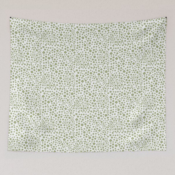 Item preview, Small aesthetic green flowers designed and sold by Nanee07.