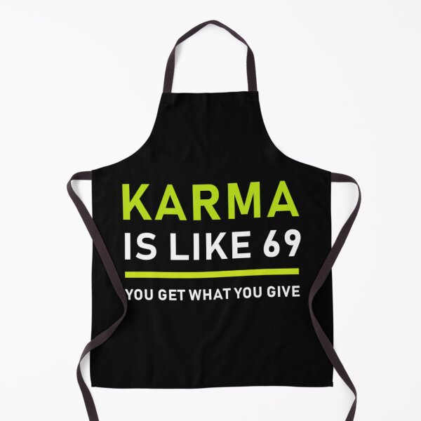 Aperçu de l'œuvre T-shirts graphiques streetwear (Karma est comme 69 créée et vendue par qosshhawg47.