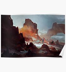 Red Mountains Poster