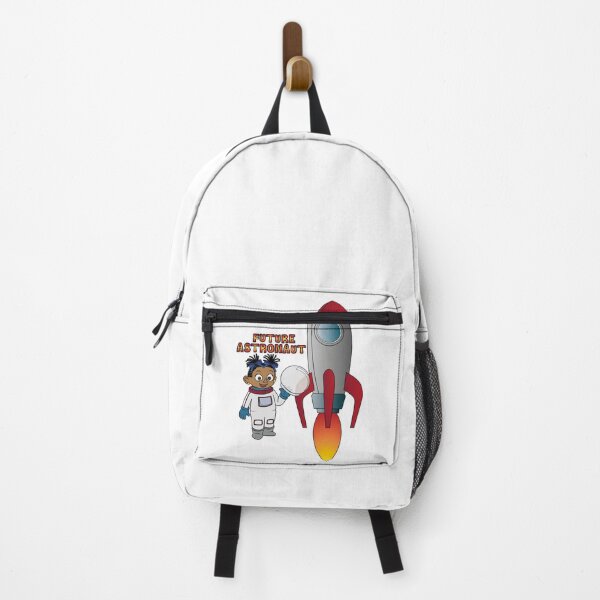 Item preview, 'Future Astronaut' Girl with Rocket (Plaits/Dreadlocks) designed and sold by ThingsByNin.