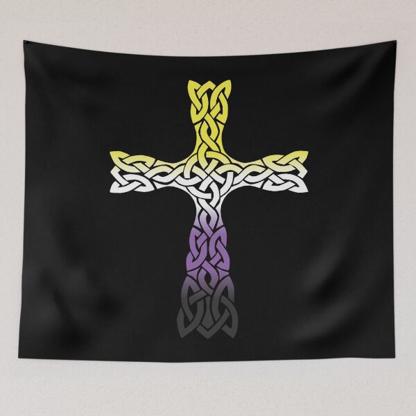 Item preview, Gothic Cross Non Binary 03 designed and sold by TheirChoice.