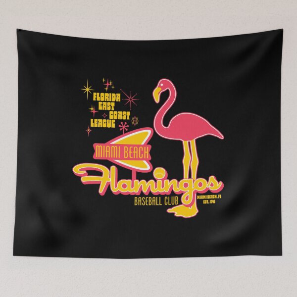 Item preview, Defunct Miami Beach Flamingos Baseball Team designed and sold by queredfop.