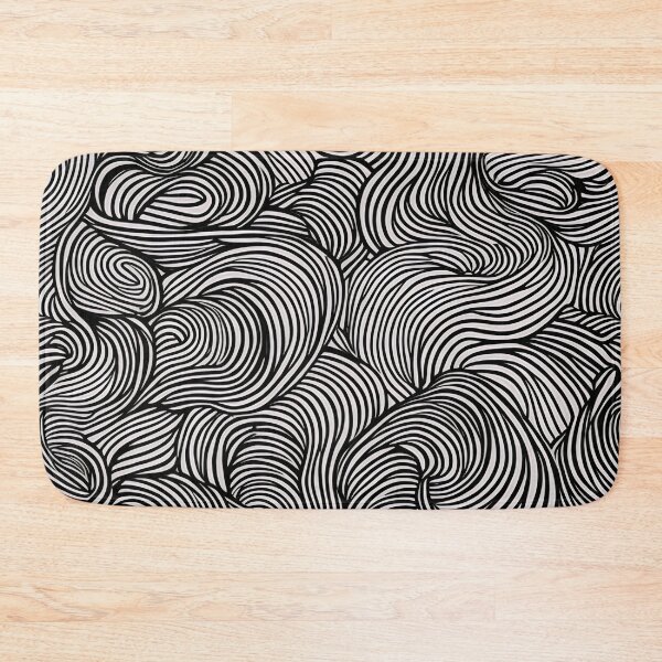Item preview, Graceful Minimalist Wave Line Pattern designed and sold by Tamas Das.